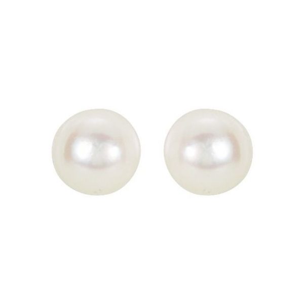 4MM Cultured Akoya Pearl Stud Earrings