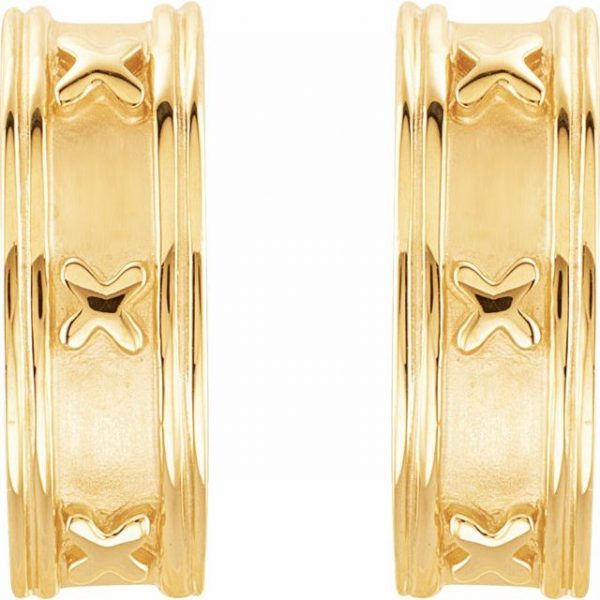 St. Andrews Mini Hoop Earrings - Image 2