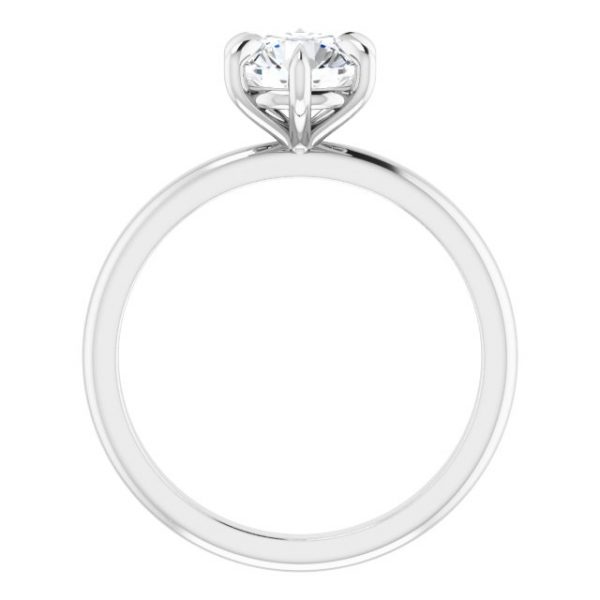 Star Round Engagement Ring - Image 2