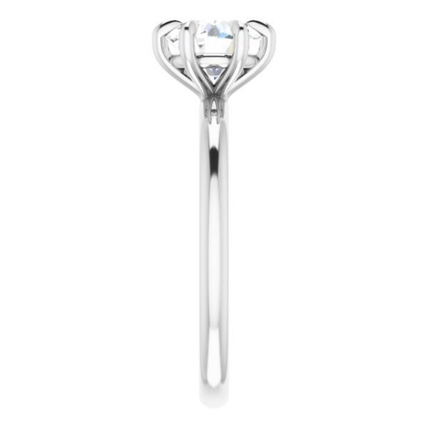 Star Round Engagement Ring - Image 4