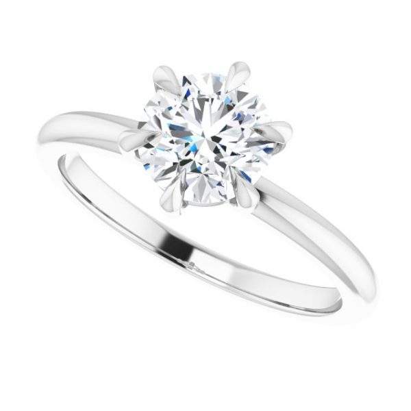 Star Round Engagement Ring - Image 5
