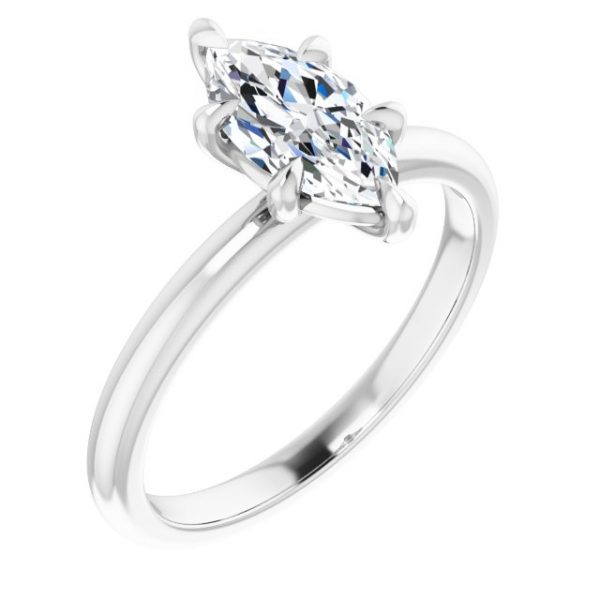 Star Marquise Engagement Ring