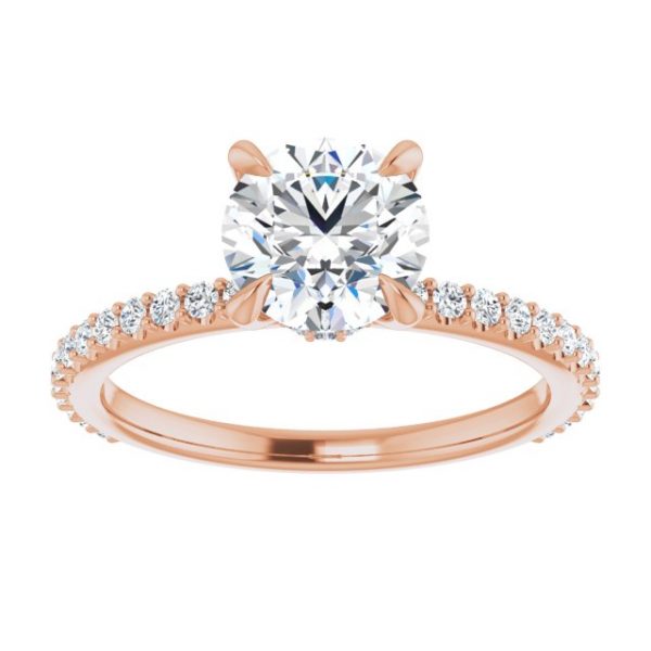 Nitida Glam Round Engagement Ring - Image 3
