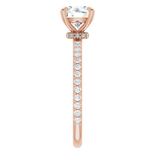 Nitida Glam Round Engagement Ring - Image 4
