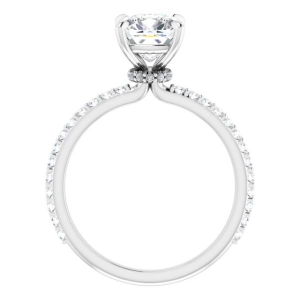 Nitida Glam Cushion Engagement Ring - Image 2