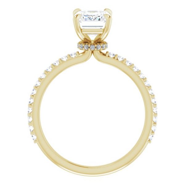 Nitida Glam Emerald Engagement Ring - Image 2