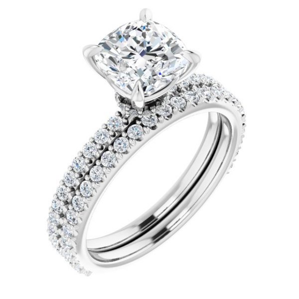 Nitida Glam Cushion Engagement Ring - Image 6