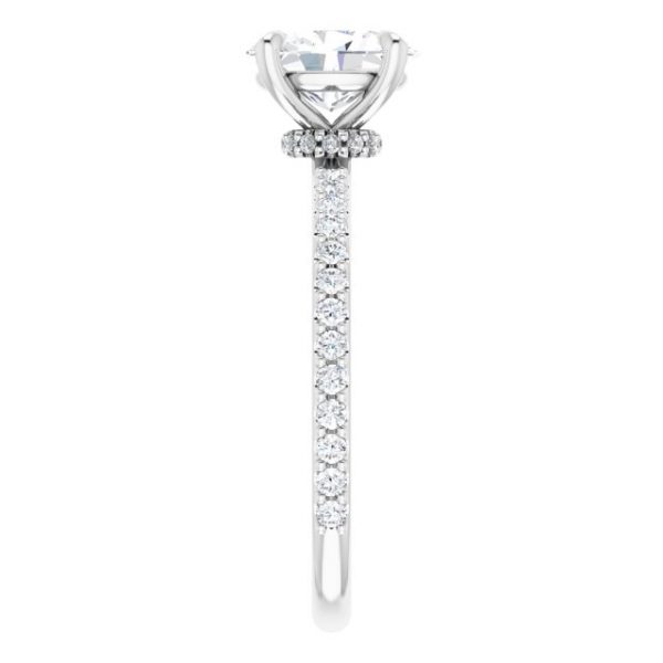 Nitida Glam Oval Engagement Ring - Image 4