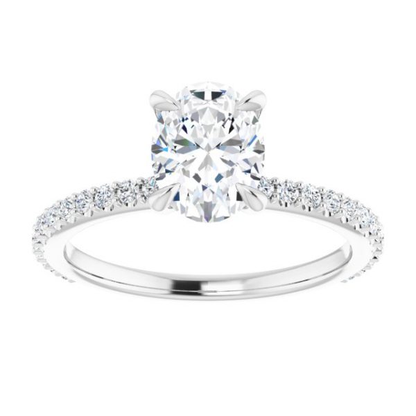 Nitida Glam Oval Engagement Ring - Image 3
