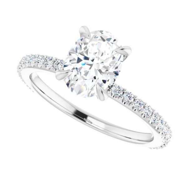 Nitida Glam Oval Engagement Ring - Image 5