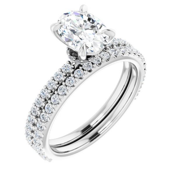Nitida Glam Oval Engagement Ring - Image 6