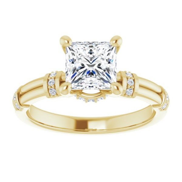 Nitida Bamboo Princess Engagement Ring - Image 3