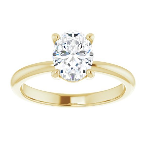 Tulip Oval Engagement Ring - Image 3