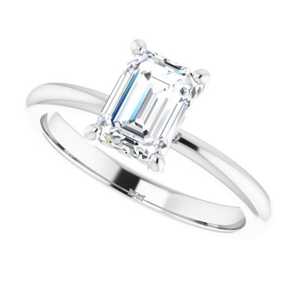Tulip Emerald Engagement Ring - Image 5