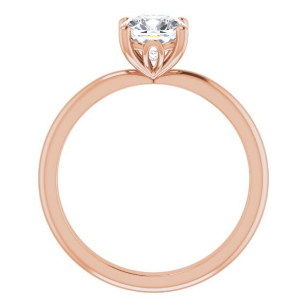 Tulip Cushion Engagement Ring - Image 2