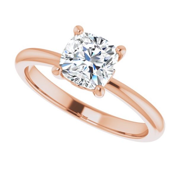 Tulip Cushion Engagement Ring - Image 5