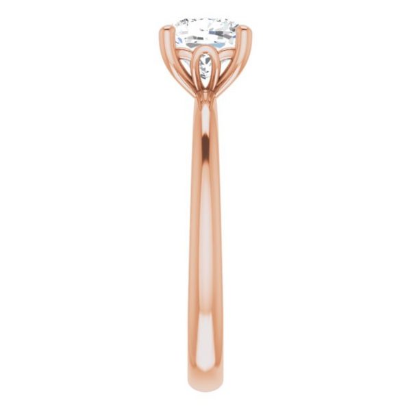 Tulip Cushion Engagement Ring - Image 4